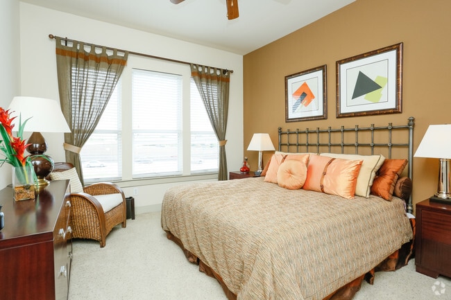 2BR, 2BA - Mondrian - Master Bedroom