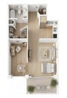 Studio Large 875 sq.ft.