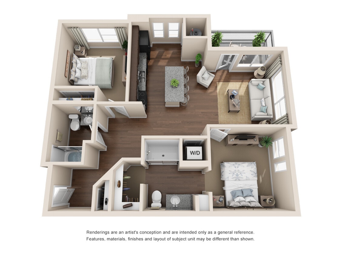 Confluence At Three Springs - Riparion 2 BR, 2 BA - 2 Beds - 2 Baths - 1027 Sq. ft. - Riparion 2 BR, 2 BA