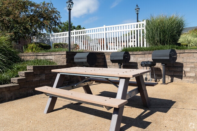Picnic area with grills
