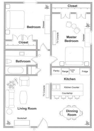 1/1 Floor Plan
