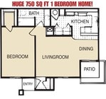 1BR/1BA