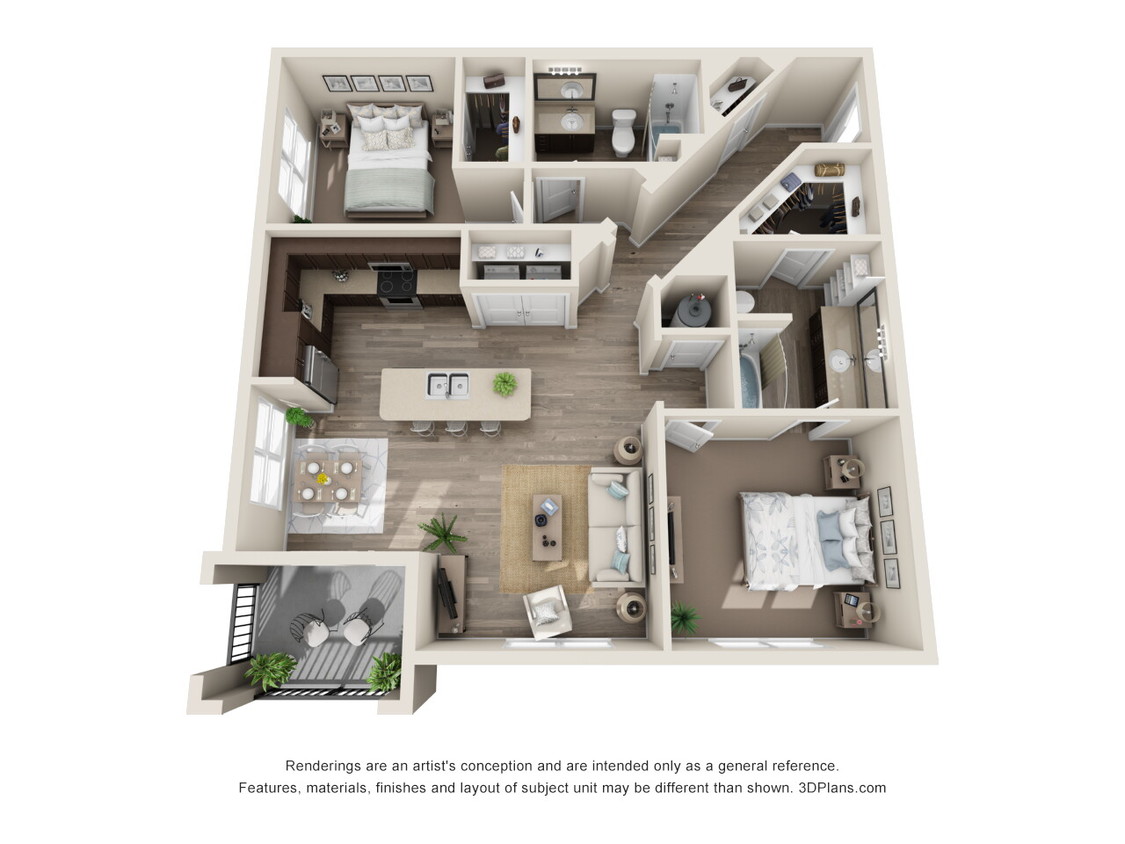 Floor Plan - 2x2-1241