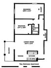 2BR/1BA