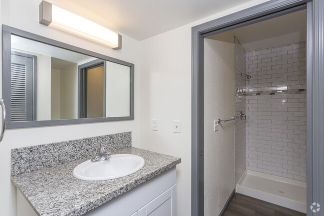 Studio - Bathroom - The Towers at Pink Hill