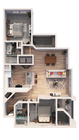 Plano de planta B2A de Stonebriar Pines