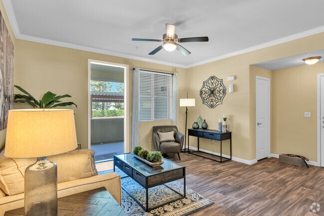 2BR, 2BA - 1056SF - Living Room