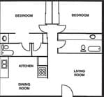 2BR/2BA