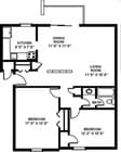 2BR/1BA
