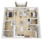 2B1 floor plan The Willow