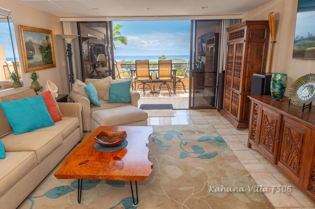 Living room - 4242 Lower Honoapiilani Rd Unit F506