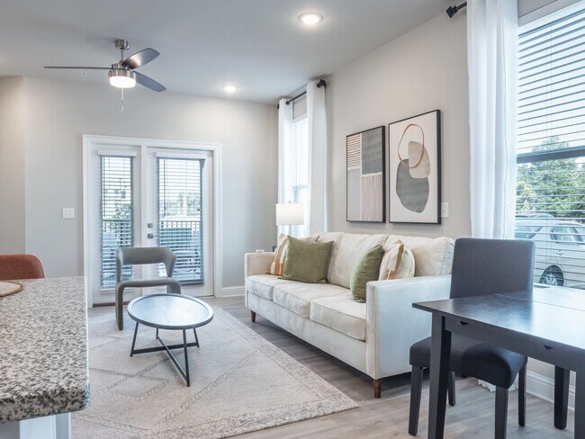 The Aviator: 1BR, 1BA- Living Room