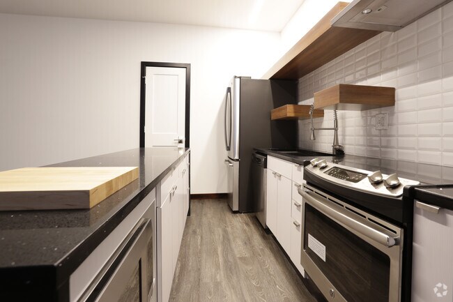 Quartz Countertop with subway tile