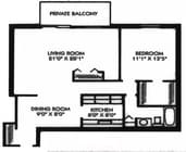 1X1 12B- 901 SQFT