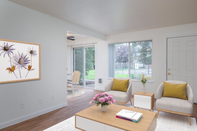 River Run Village Living Room - River Run Village Apartments