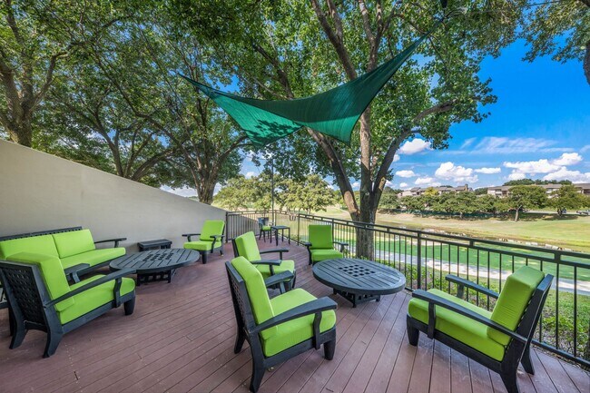 Outdoor Lounge Area overlooking the Westdale Hills Golf Course