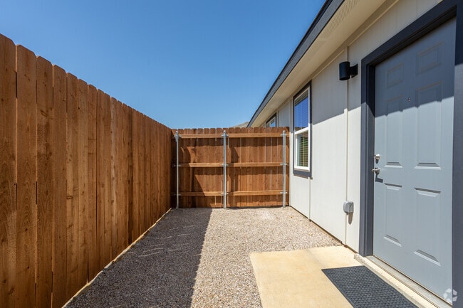 1BR, 1BA - A1 - Backyard