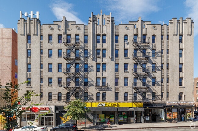 Straight on view from Bedford ave - 1040 Carroll St