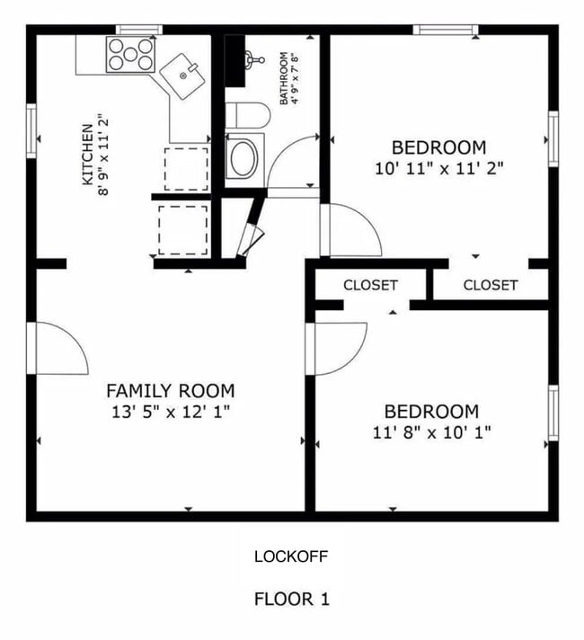 Floor plan - 5064 Black Gore Dr Unit C