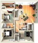 3BR/2BA