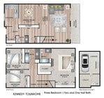 *Only select first floor units have patios. There are no balconies on property.