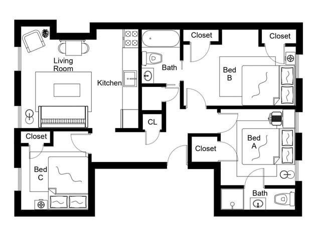 Photo - Room in Shared 3 bed/2 bath home Unidad B