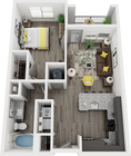 Cue Galatyn Station - A1F Floor Plan