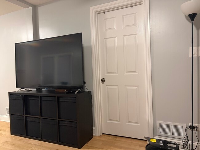 TV next to entrance of Bedroom 1 - 12842 Wood St