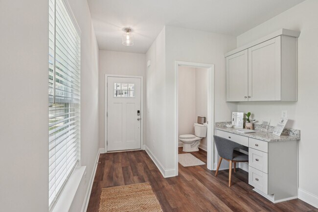 Entry hallway into the Aberdeen Floorplan - Satterfield Commons