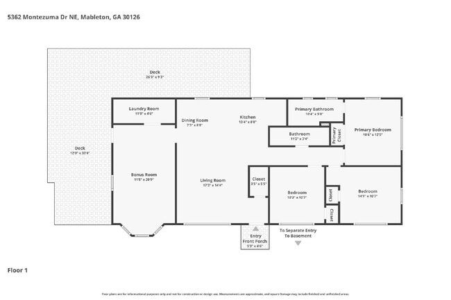 Photo - NEWLY RENOVATED LARGE RANCH ON CORNER LOT