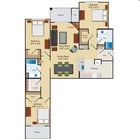 3BR/2BA