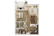 1 bedroom | 1 Bath | 732 SF