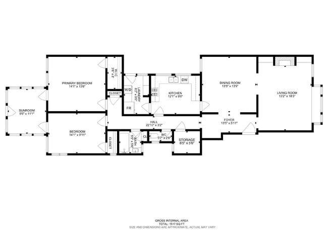 Photo - SPACIOUS 2BR + 1 BA WITH BONUS SUNROOM AND IN- UNIT LAUNDRY IN THE RICHMOND.