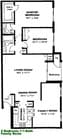 2 Bedroom, 1 1/2 Bath Family Room