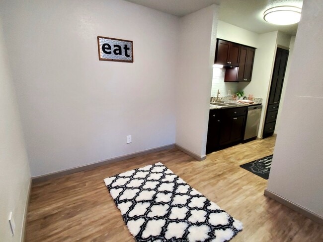 Renovated dining and kitchen
