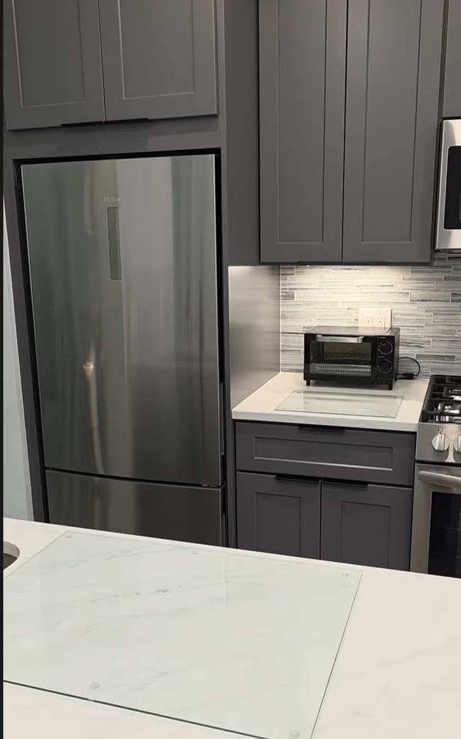 refrigerator and air fryer