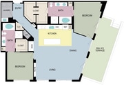 2D floor plan Broadstone Miracle Mile
