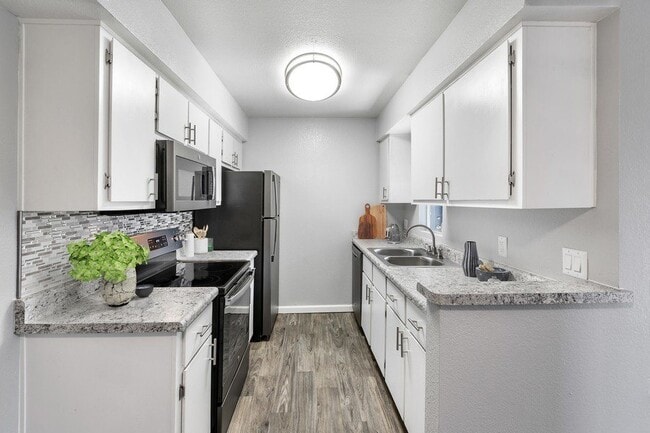 1BR, 1BA - 588SF - Cocina - Saddle Ridge