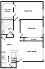 2BR/1BA