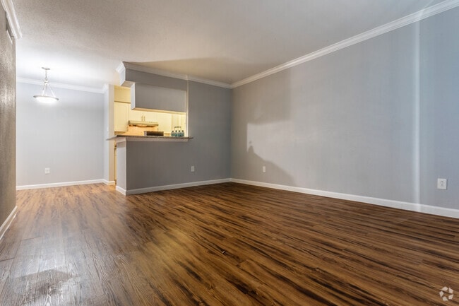 Living Room, Dining Room, and Kitchen
