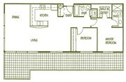 2BR/1.5BA Penthouse