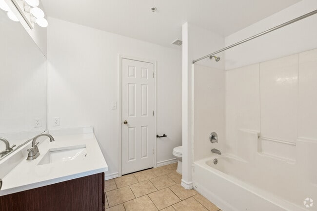 3BR, 2BA - 1,380SF - Primary Bathroom - Wooldridge Creek Apartments