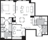 1LY floor plan The Clarendon