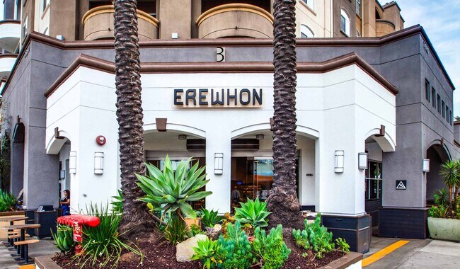 Erewhon Market is right downstairs