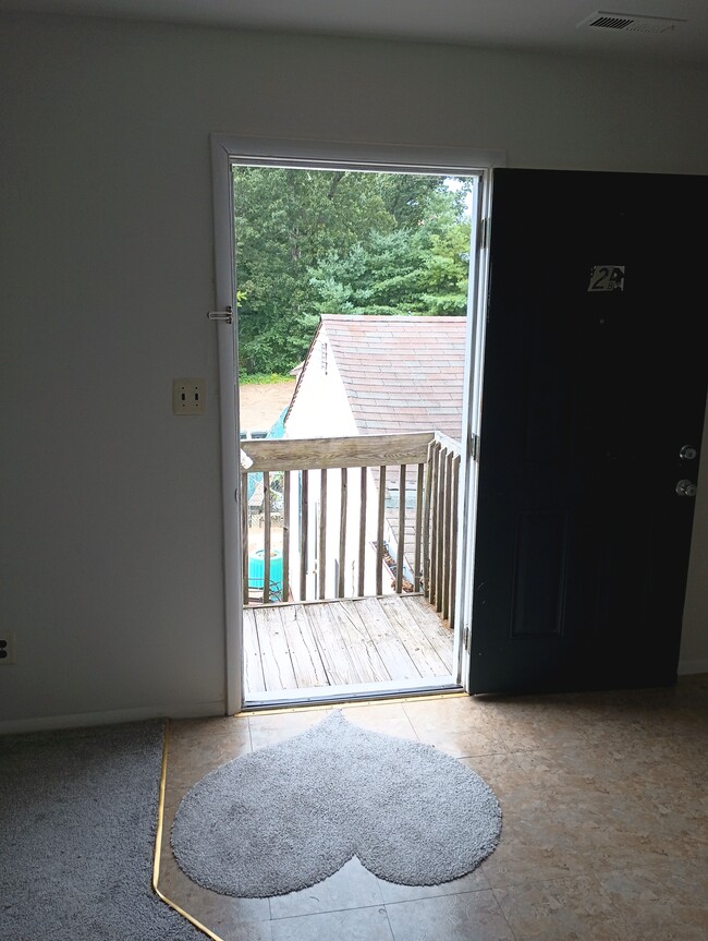 View looking out from the living room. - 1331 N Black Horse Pike Apartment Unit 2B