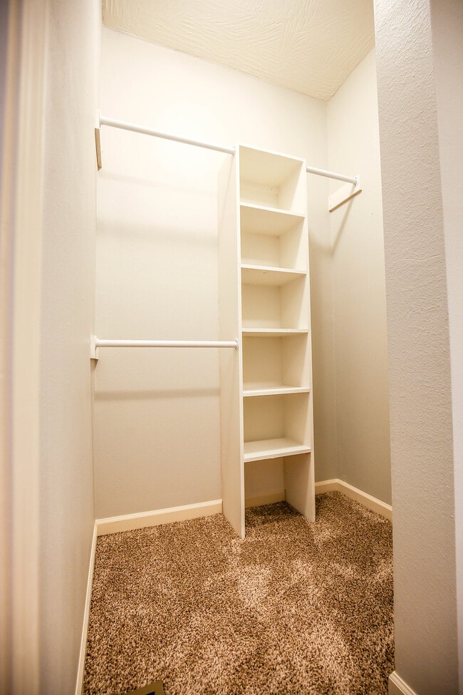 Custom closet shelving - all rooms