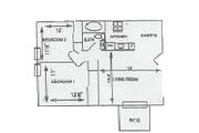 2BR/1BA