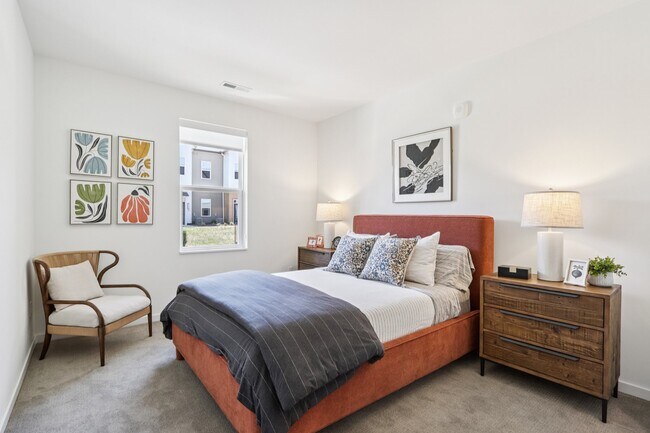 B2: 2BR, 2BA - 828SF - Bedroom