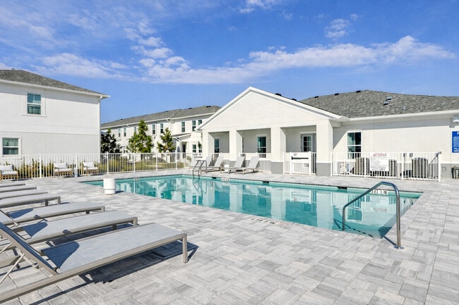 Swimming Pool with Lounge Chairs