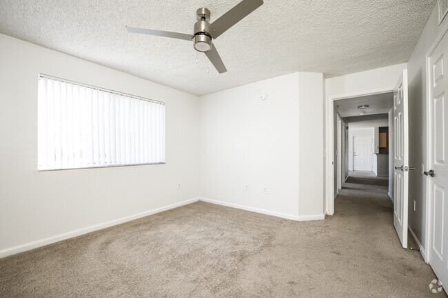 3BR, 2BA - 1,154SF - Primary Bedroom
